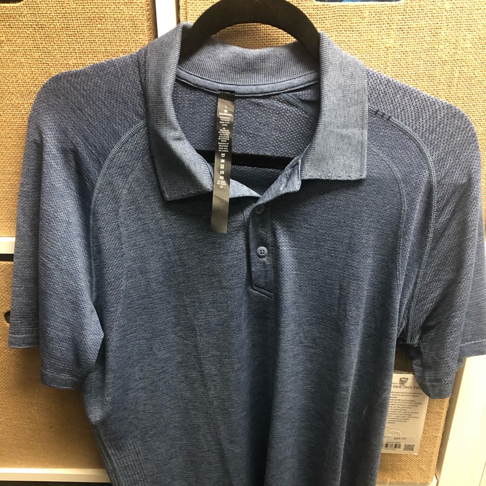 Men’s Lululemon metal vent polo